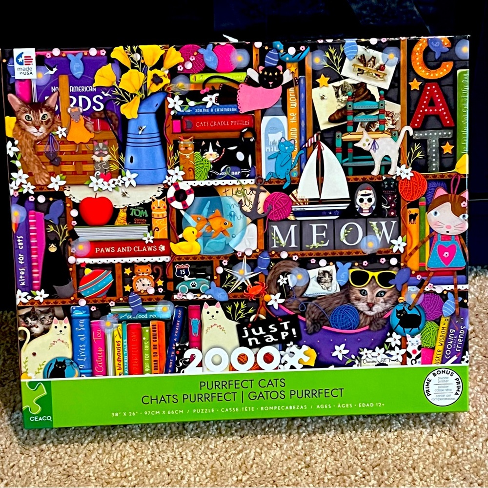 2000 Piece Puzzle - Purrfect Cats